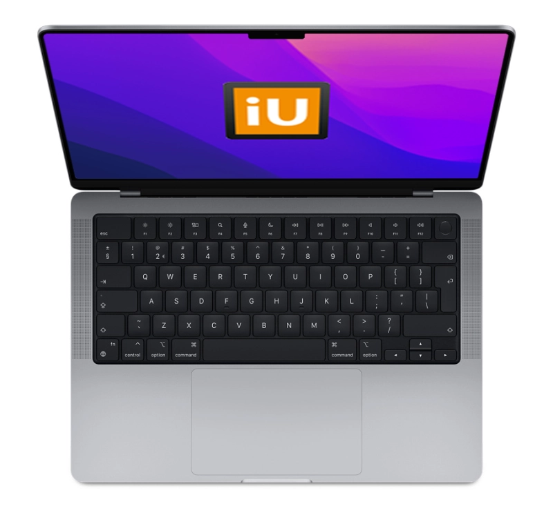 Macbook Pro 14" - Apple M1 Pro 8-core 2,1GHz - 16GB Ram - SSD 512GB - 2021 - Space Gray - Nederlands toetsenbord