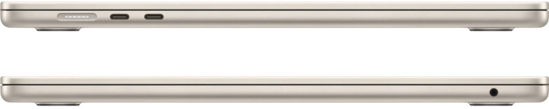 Macbook Air 15" - Apple M2 8-Core - Apple 10-Core GPU - 16GB Ram - SSD 1TB - 2023 - Starlight - Nederlands toetsenbord