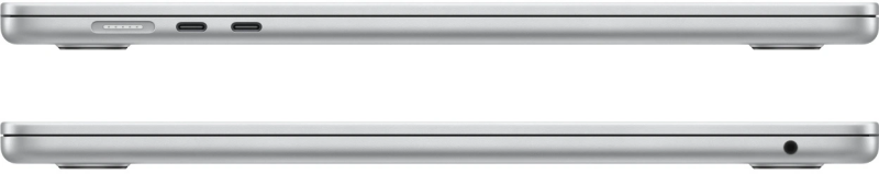Macbook Air 15" - Apple M2 8-Core - Apple 10-Core GPU - 8GB Ram - SSD 512GB - 2023 - Silver - Nederlands toetsenbord