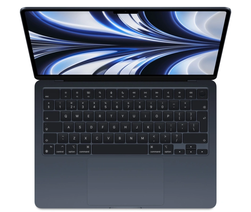 Macbook Air 13" - Apple M2 8-Core - Apple 8-Core GPU - 8GB Ram - SSD 256GB - 2022 - Midnight - Qwerty NL