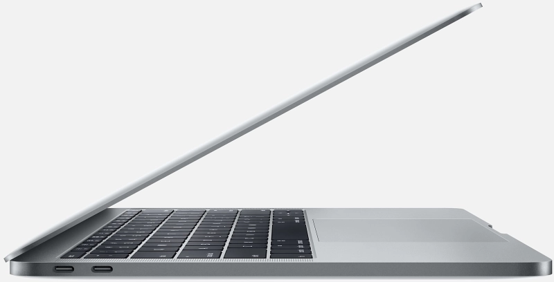 Macbook Pro 13" - Intel DualCore i5 2,3GHz - 16GB Ram - SSD 256GB - 2017 - Space Gray - Nederlands toetsenbord