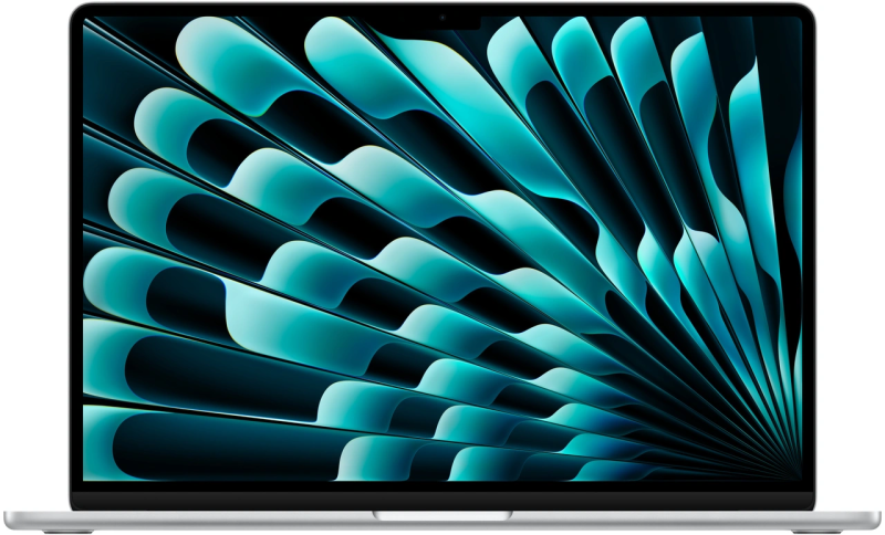 Macbook Air 15" - Apple M3 8-Core - Apple 10-Core GPU - 16GB Ram - SSD 256GB - 2024 - Silver- Nederlands toetsenbord