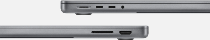 Macbook Pro 14" - Apple M3 8-core - 8GB Ram - SSD 512GB - 2023 - Space Gray - Nederlands toetsenbord
