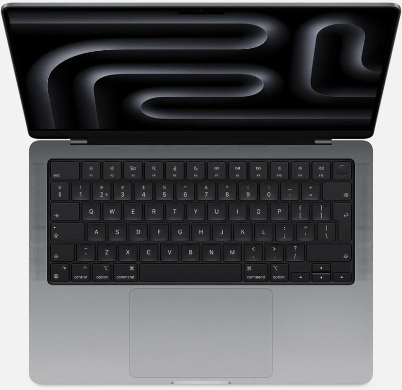Macbook Pro 14" - Apple M3 8-core - 8GB Ram - SSD 512GB - 2023 - Space Gray - Nederlands toetsenbord